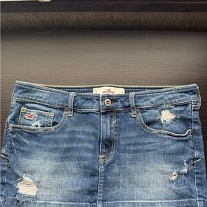 Hollister Blue Denim Skirt
